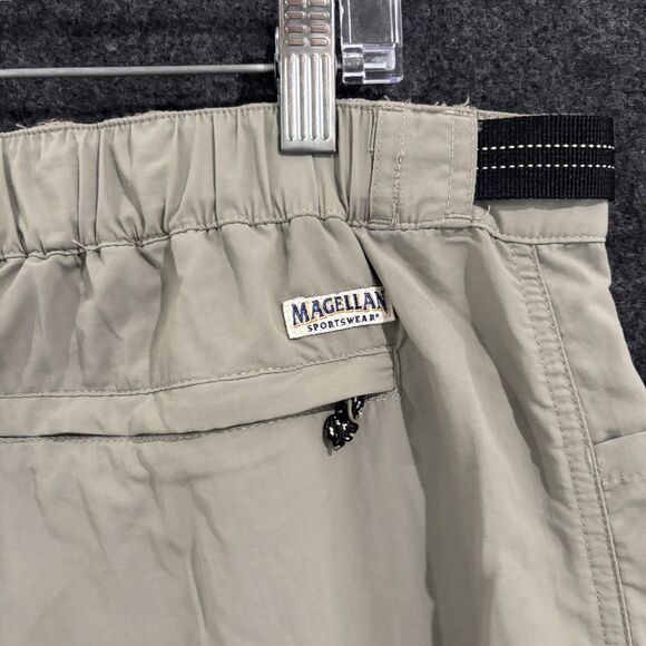 Magellan Sportswear Pants Mens XL Khaki Convertible Zip Off Cargo Hiking Outdoor - Picture 3 of 10